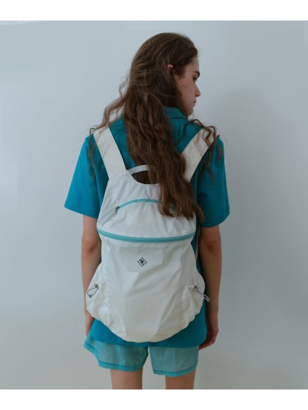 Cylinder Backpack _ White