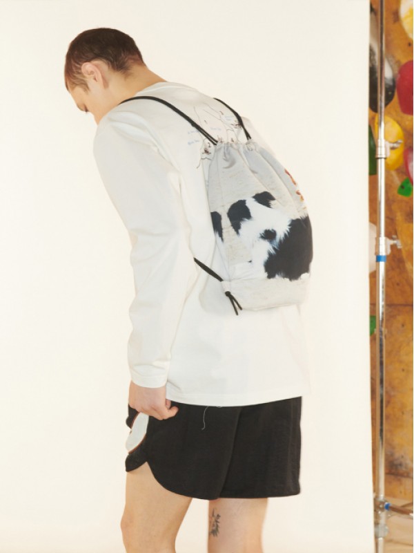 Drawstring Sport Bag Dog Print