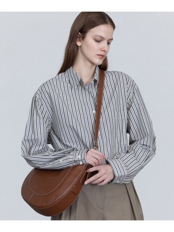 D Moon Leather Hobo - Tan