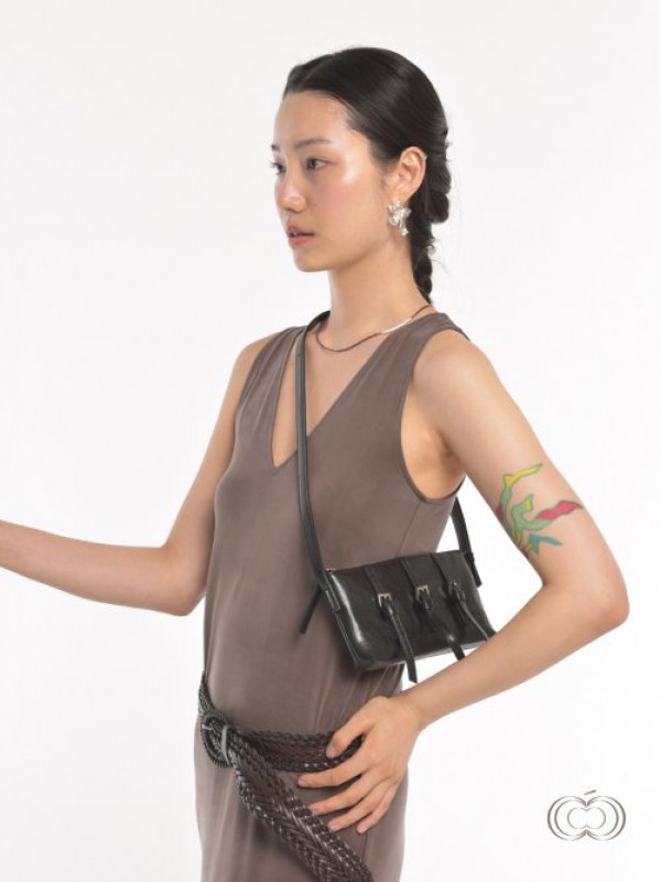Baby Raspail Square Bag Black