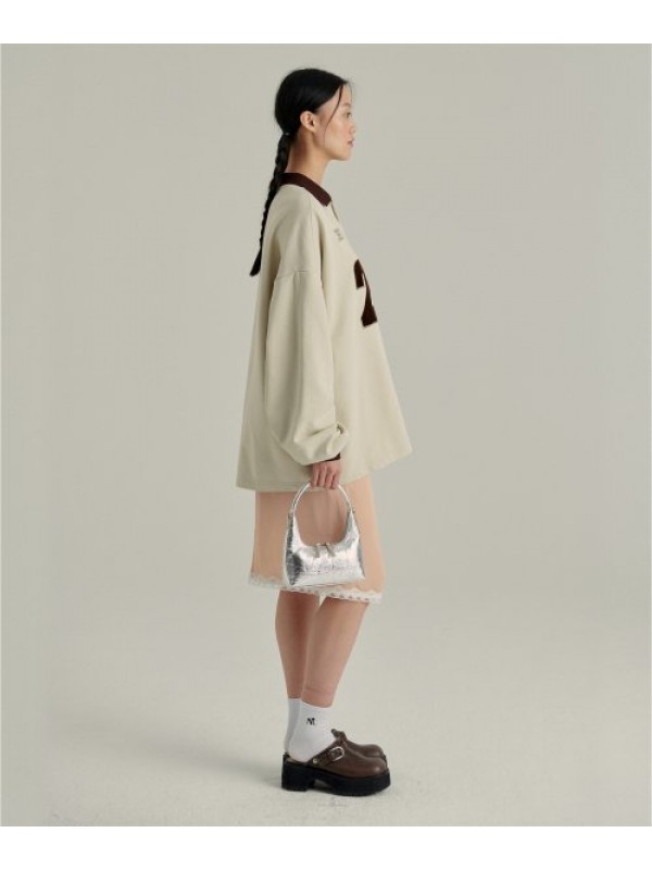 HOBO MINI + STRAP - silver crinkle