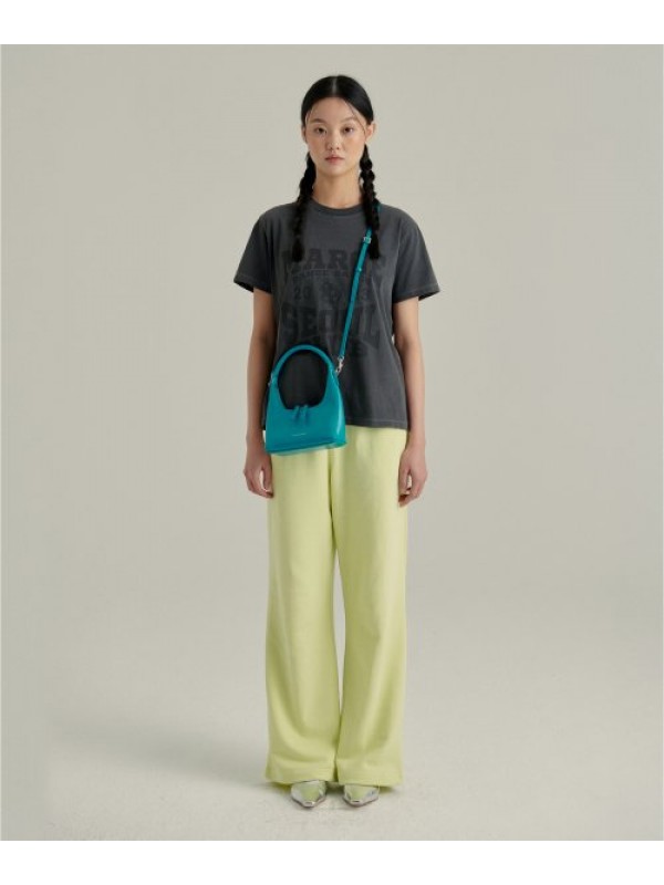 HOBO MINI + STRAP - peacock green crinkle