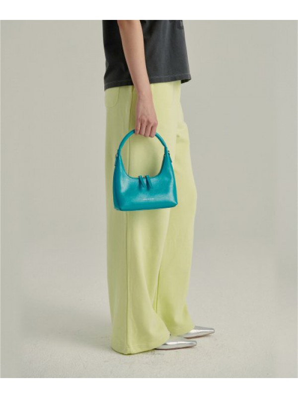 HOBO MINI + STRAP - peacock green crinkle