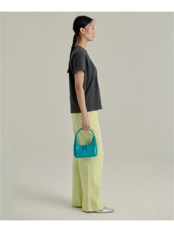 HOBO MINI + STRAP - peacock green crinkle
