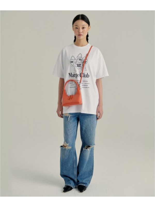 HOBO MINI + STRAP - tangerline crinkle