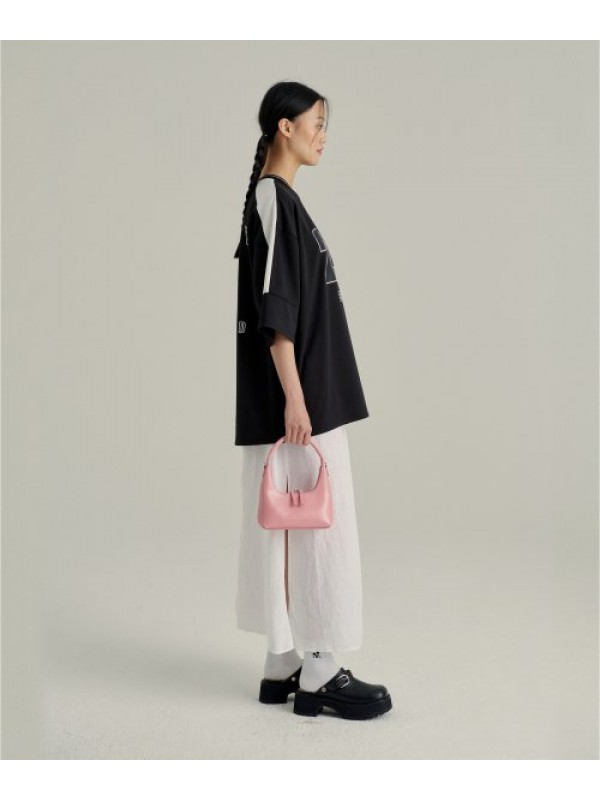 HOBO MINI + STRAP - candy pink crinkle