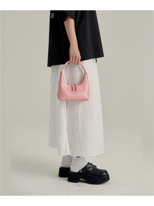 HOBO MINI + STRAP - candy pink crinkle