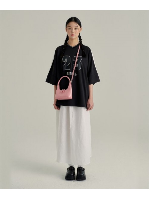 HOBO MINI + STRAP - candy pink crinkle
