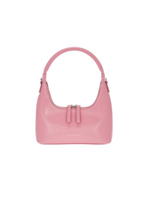 HOBO MINI + STRAP - candy pink crinkle