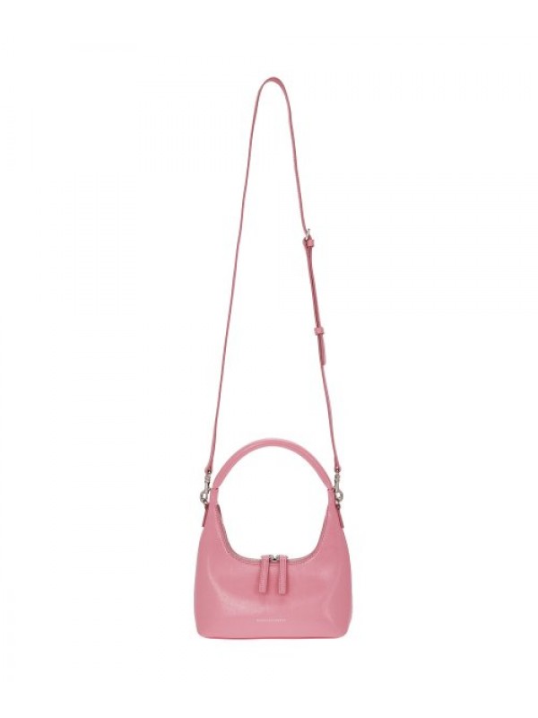 HOBO MINI + STRAP - candy pink crinkle