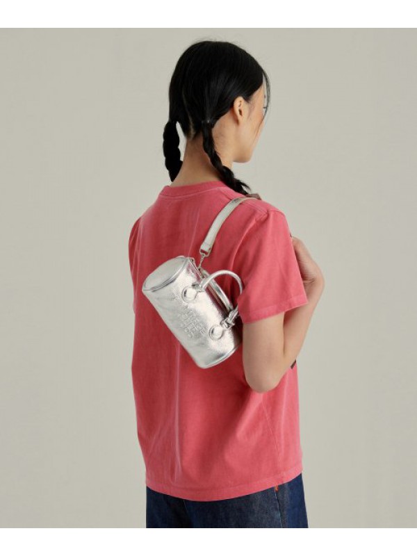 LOG BAG - silver crinkle