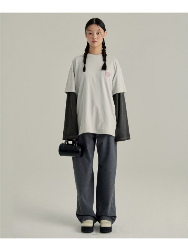 LOG BAG - black crinkle
