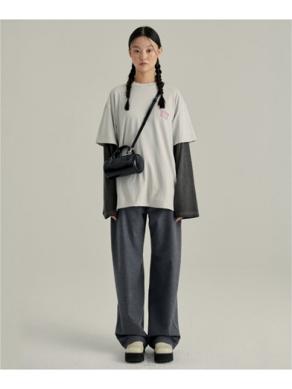 LOG BAG - black crinkle