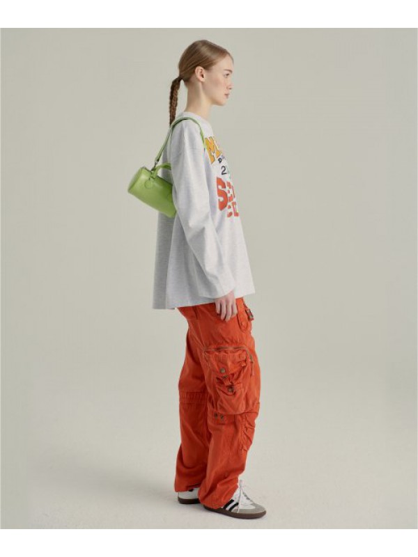 LOG BAG - green bean crinkle