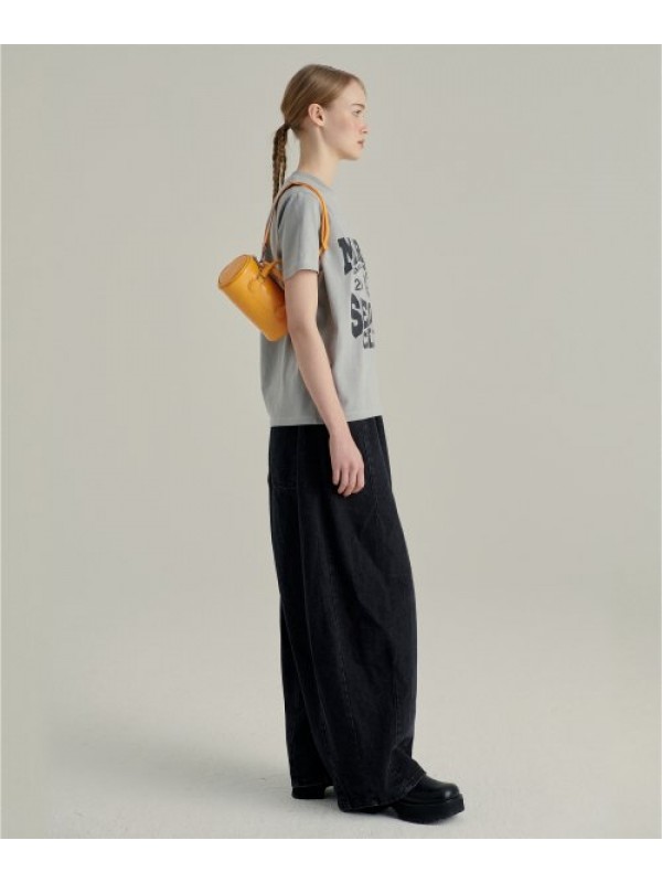 LOG BAG - apricot crinkle