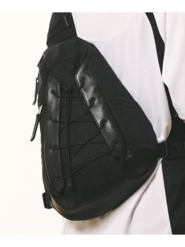 Lambskin Traveler Sling Bag BLACK