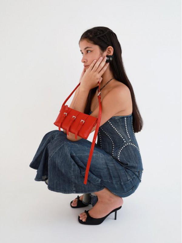 Baby Raspail Square Bag Red