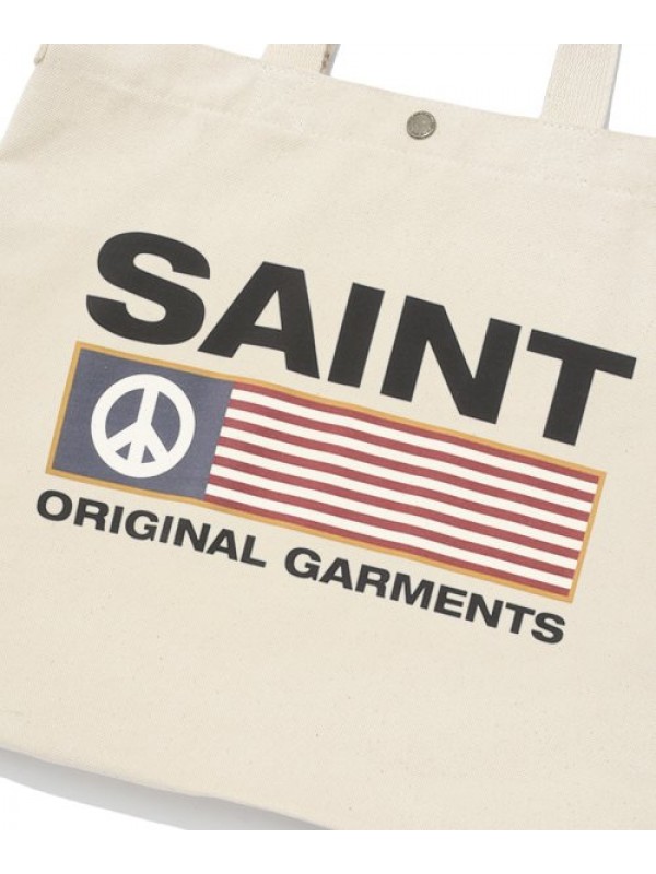 SP Peace Logo 2WAY Eco Bag - Ivory