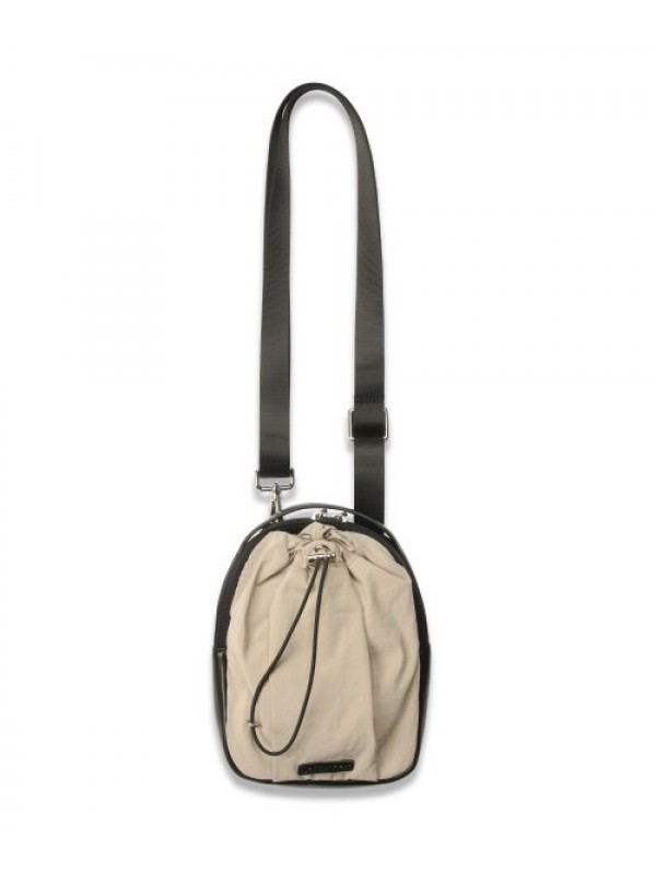 Traveler Nylon Mixed Leather Sacoche SAND