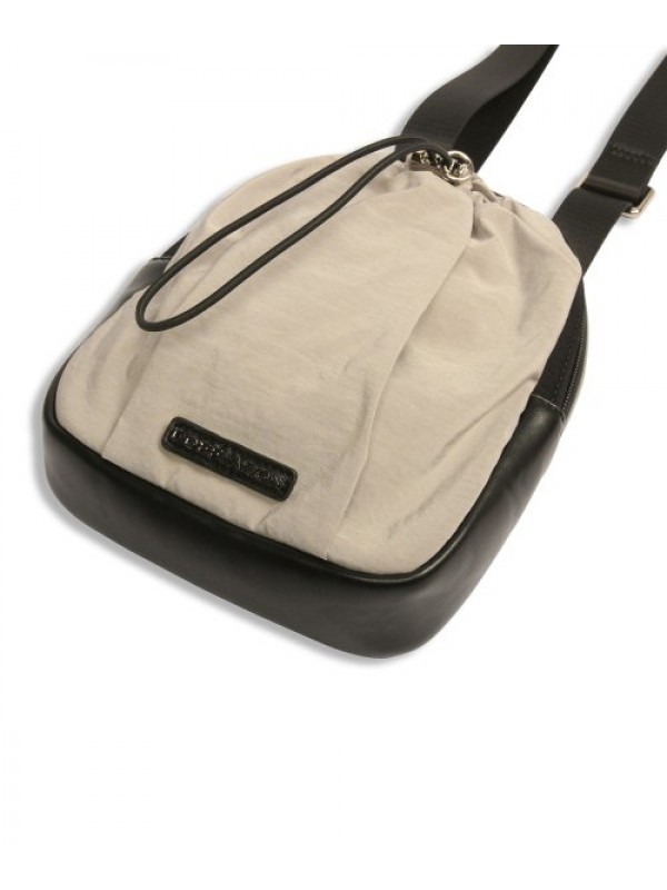 Traveler Nylon Mixed Leather Sacoche SAND