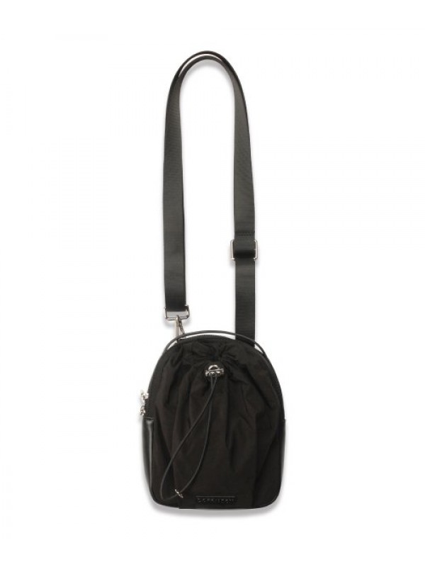 Traveler Nylon Mixed Leather Sacoche BLACK