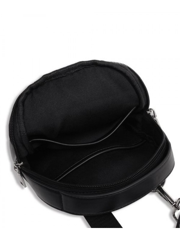 Traveler Nylon Mixed Leather Sacoche BLACK