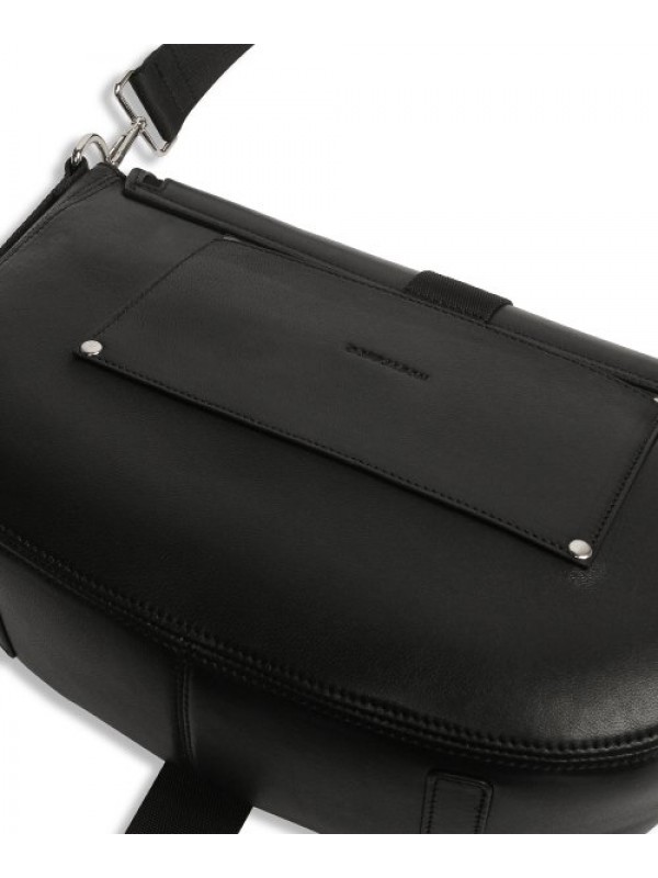 Cowhide Retro Half Moon Shoulder Bag